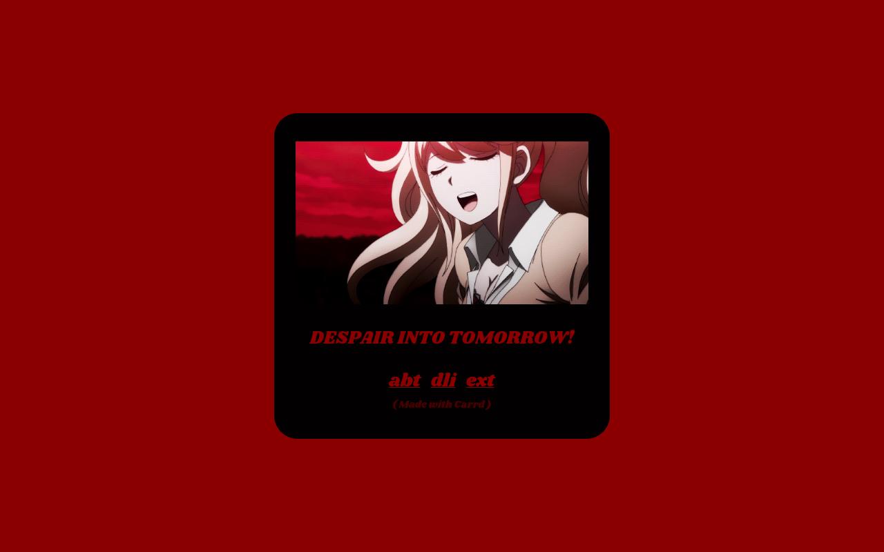 Carrd profile picture for @tragedy
